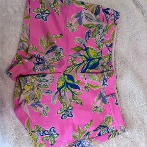 Lilly Pulitzer Pink and Blue Floral Shorts